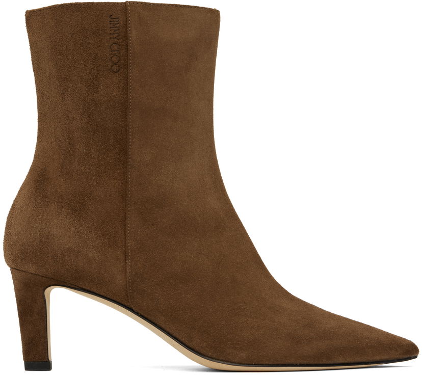 Tøj Jimmy Choo Jimmy Choo Alizze 65 Suede Ankle Boots Brun | ALIZZE AB 65 SVV