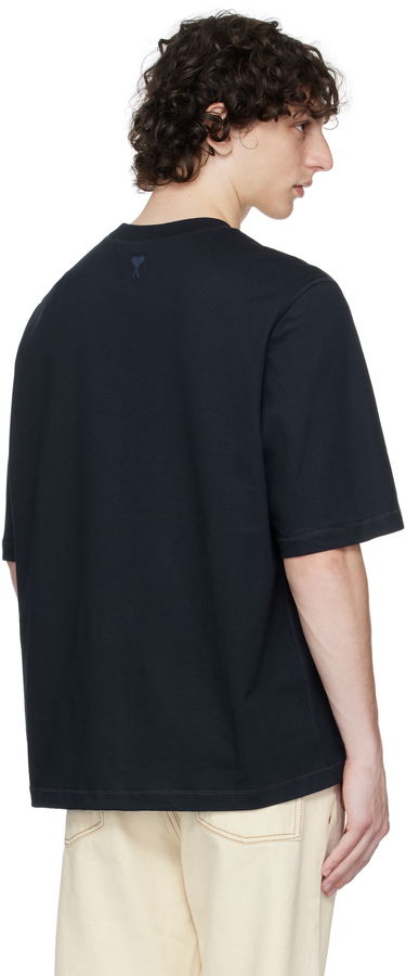 T-shirt AMI AMI Paris Cotton T-Shirt Sort | HTS048.JE0119, 2