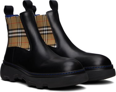 Sneakers og sko Burberry Burberry Creeper Low Chelsea Boots Sort | 8105183, 3