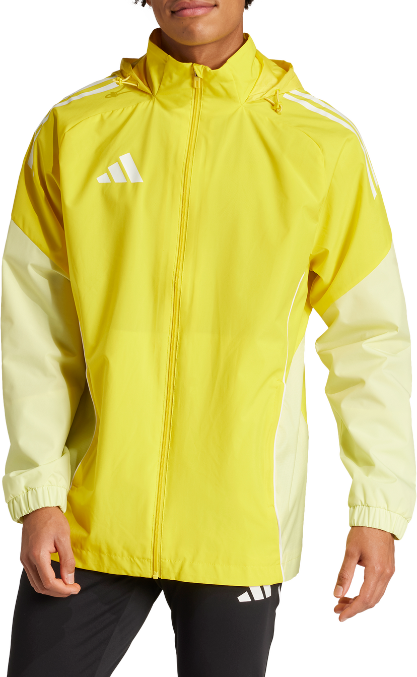 Vindjakke adidas Performance adidas TIRO25C All-Weather Hooded Jacket Gul | ji8958
