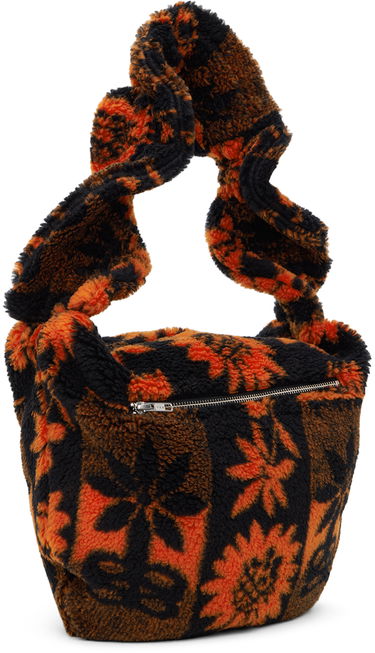 Skuldertaske Chopova Lowena Chopova Lowena Sunflower Fleece Shoulder Bag Orange | 1176, 2