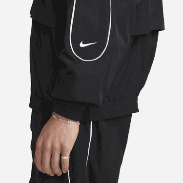 Jakke Nike Solo Swoosh Track Jacket Mørkeblå | FB8622-010, 3