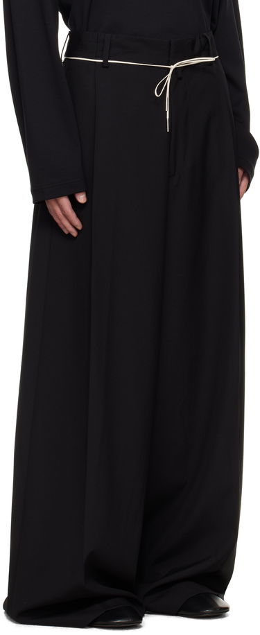 Bukser Dries Van Noten Dries Van Noten Drawstring Trousers Mørkeblå | 252-020915-2057, 4