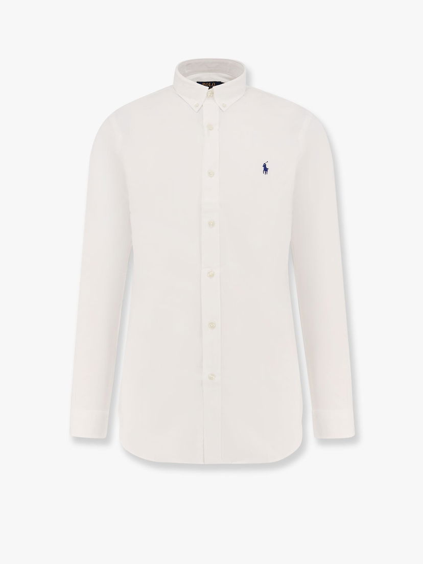 Skjorte Polo by Ralph Lauren Polo Ralph Lauren Men's Slim Fit Oxford Shirt Hvid | 710928254002