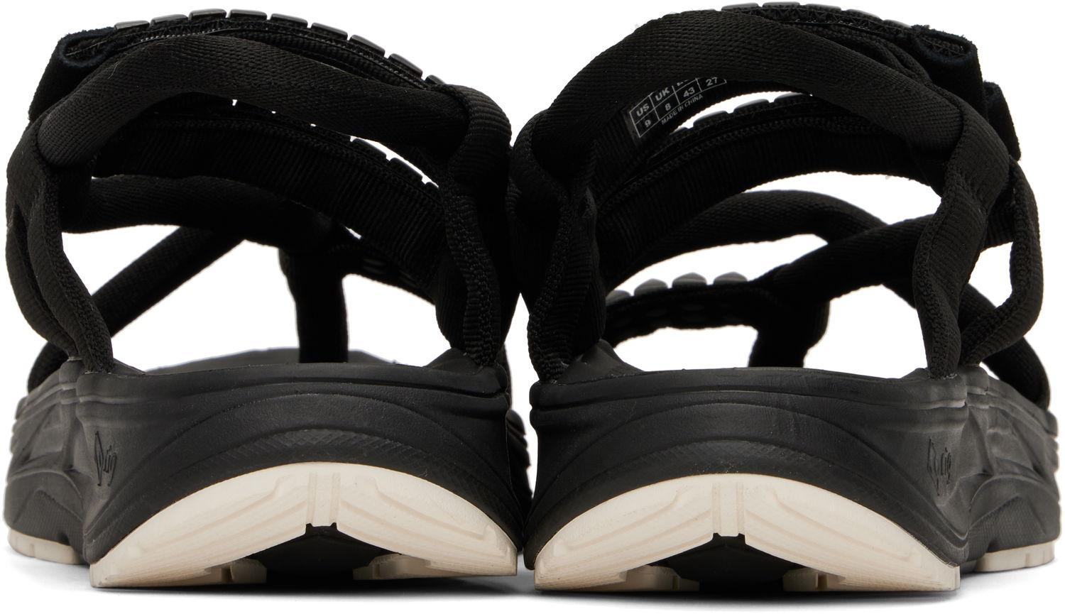Sneakers og sko UNDERCOVER nonnative & rig Edition KAMBA 3 Sandals Sort | UC1E4F02, 1