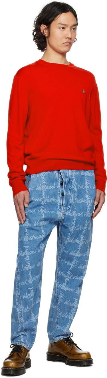 Jeans Vivienne Westwood Vivienne Westwood Drunken Print Jeans Blå | 3902000X-W014I-, 3