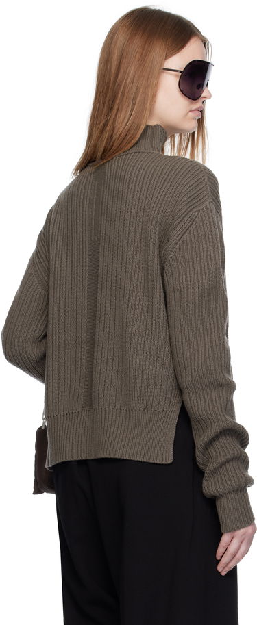 Sweater Rick Owens Rick Owens Concordians Fisherman Turtleneck Brun | RP02E4648 KWV, 2