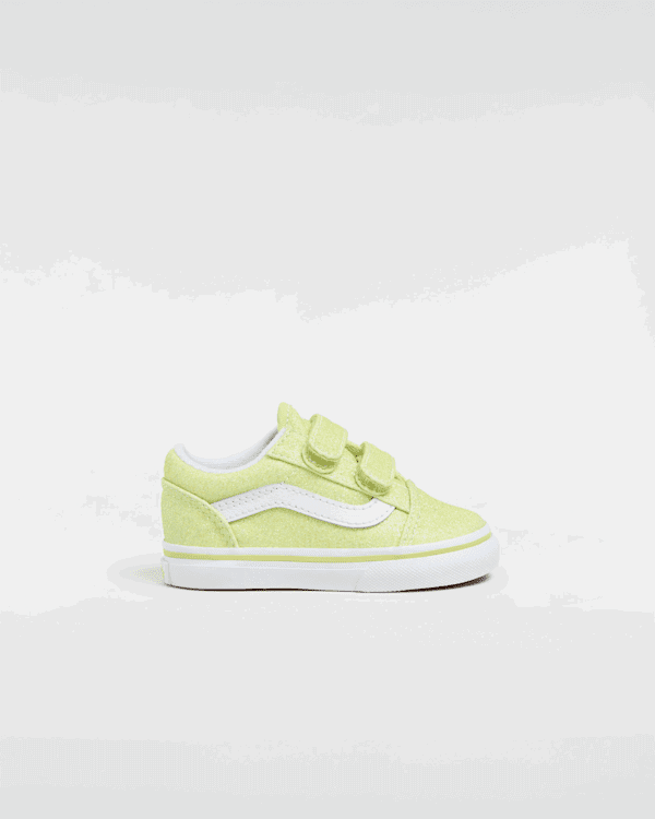 Sneakers og sko Vans Vans Toddler Old Skool Hook and Loop Glitter Gul | VN000CPZC2R, 0