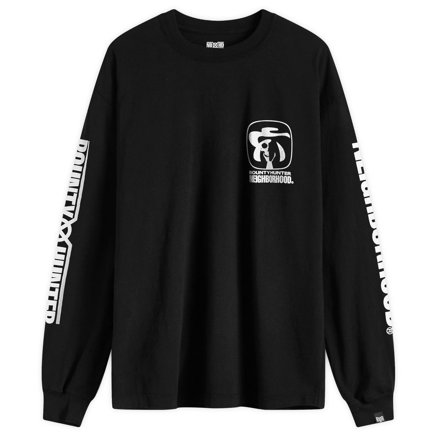 T-shirt Neighborhood Neighborhood x Bounty Hunter LS-1 Long Sleeve T-Shirt, Size Large Sort | 251PCBHN-LT02-BLK, 0