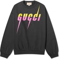 Sweatshirt Gucci Blade Logo Sweat Sort | 715919-XJFL9-1152, 1
