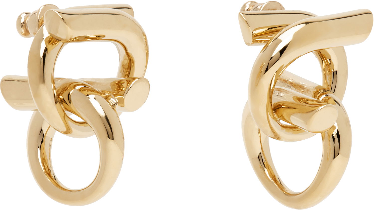 Øreringe FERRAGAMO Ferragamo Gancini Earrings Metalisk | 780397, 1