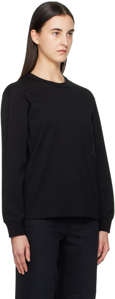 T-shirt Alexander Wang Long Sleeve Puff Logo T-Shirt Hvid | 4CC3241519, 4