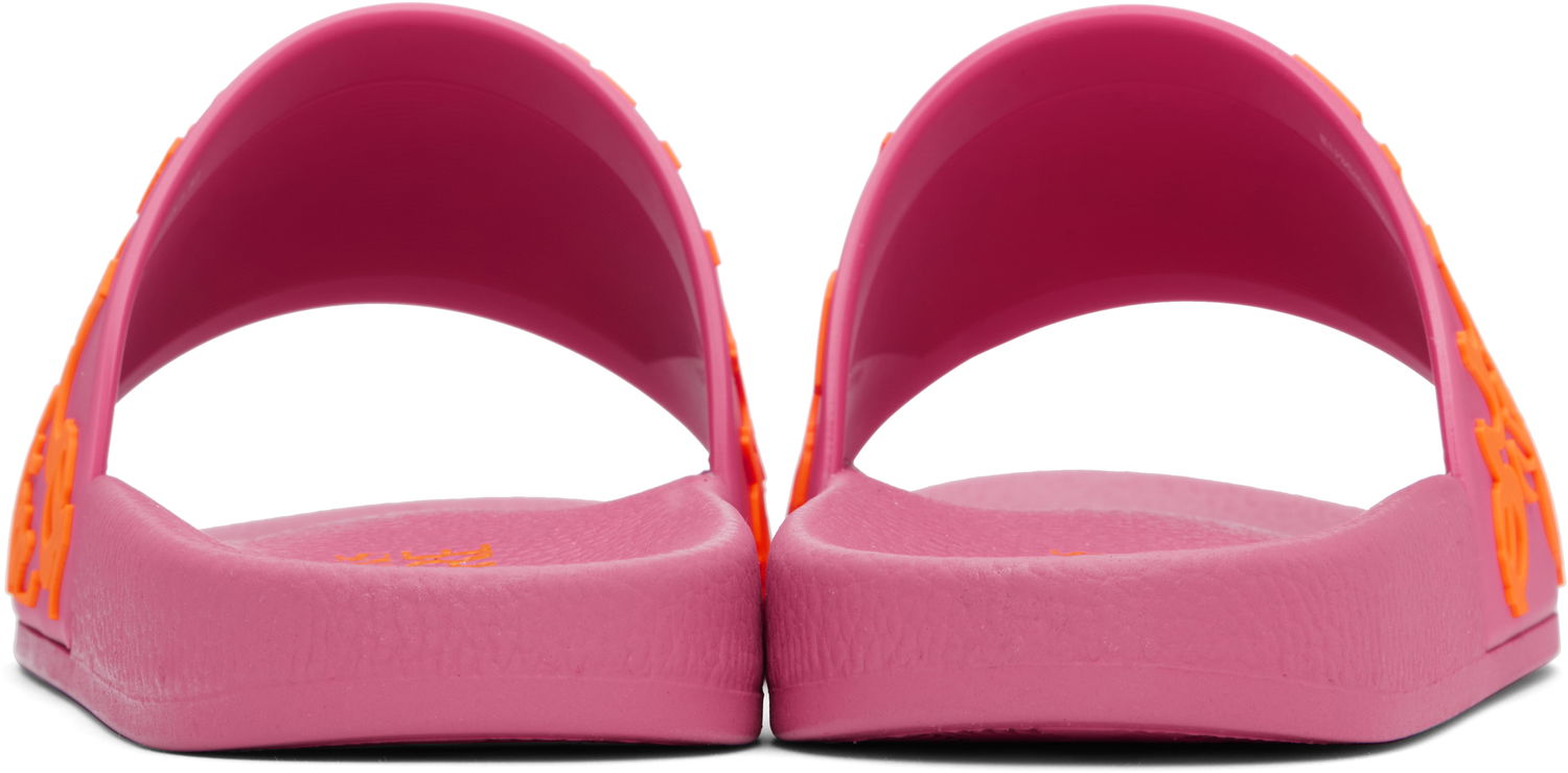 Badetøj Versace Versace Jeans Couture Logo Shelly Pool Slides Lyserød | E78VA3SQ1_E71352, 1