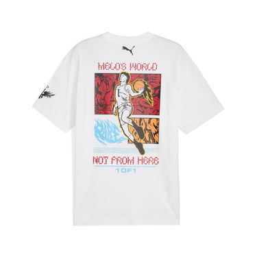 T-shirt Puma Melo Phoenix Basketball T-Shirt Hvid | 630688_01, 6