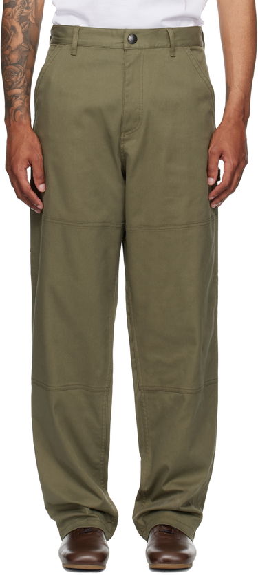 Bukser Moncler Moncler Gabardine Trousers Grøn | K20912A00003598R1, 0