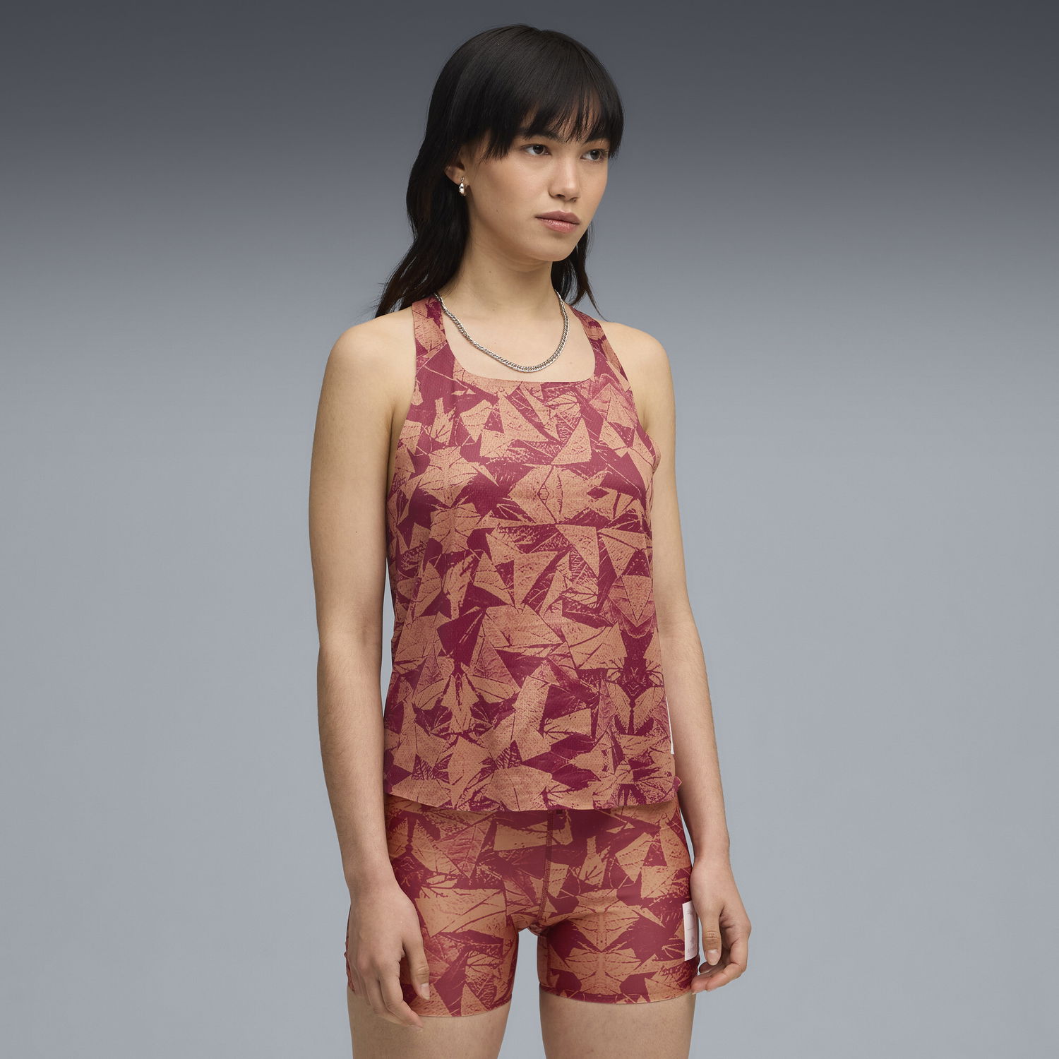 Tanktop Puma PUMA x SAYSKY Geometric Print Sleeveless Tank Top Flerfarvet | 527610_90, 1