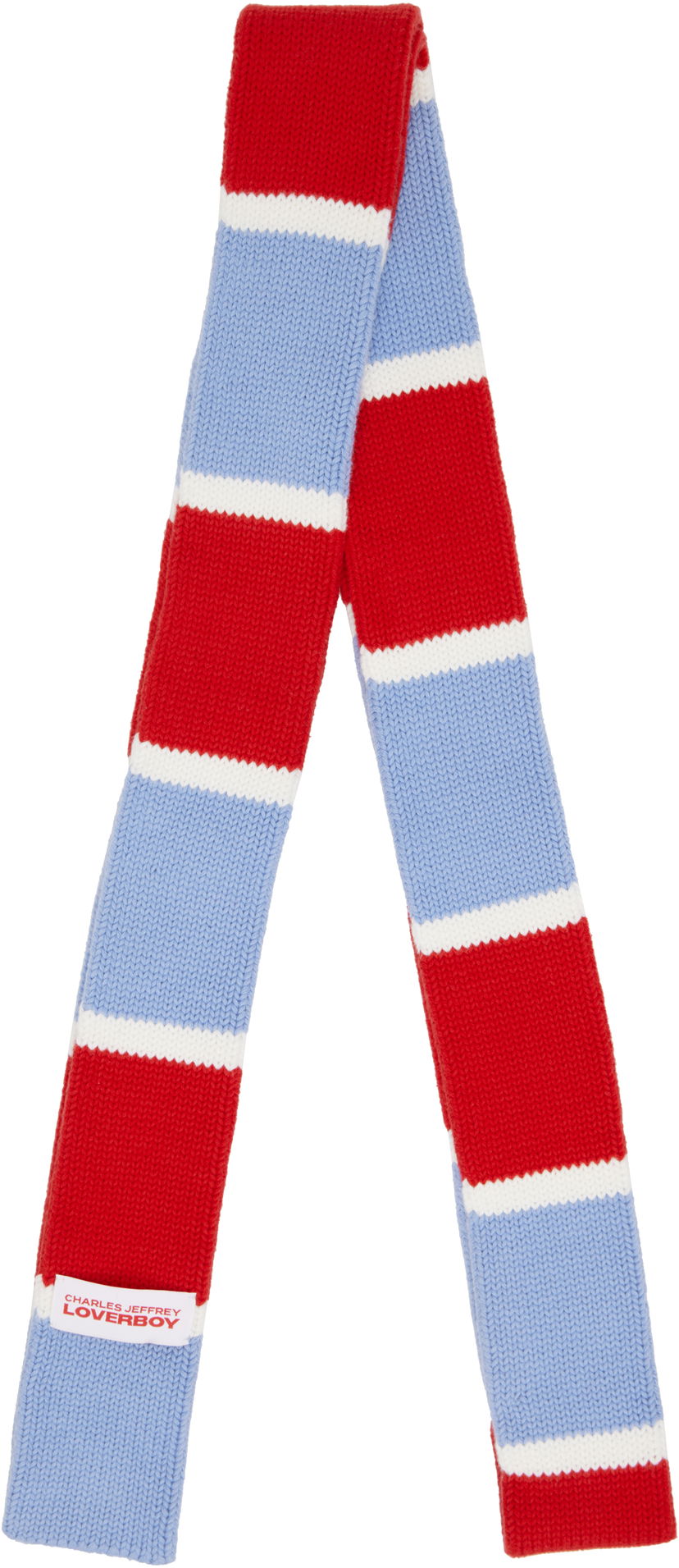 Tørklæde Charles Jeffrey Loverboy Charles Jeffrey LOVERBOY Stripe Skinny Scarf Flerfarvet | 54140801