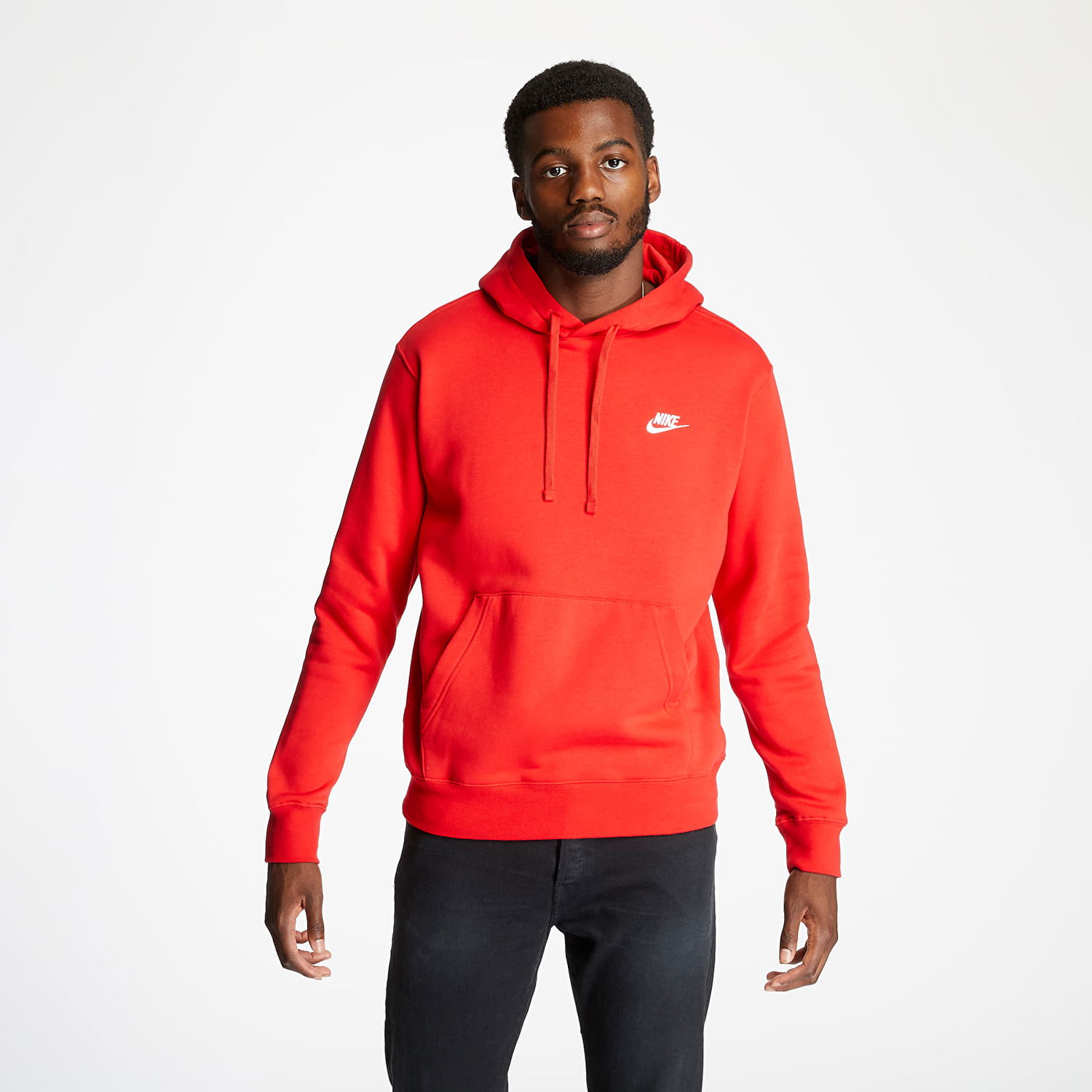Sweatshirt Nike Sportswear Club Hoodie Rød | BV2654-657, 1