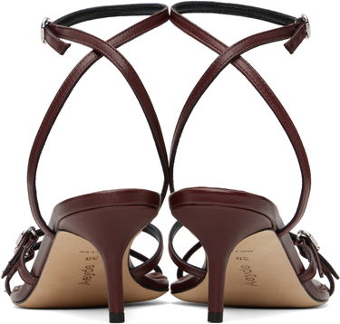 Skopleje Aeyde Aeyde Libby Leather Kitten Heel Sandals Bourgogne | A11-HS-GAIS55TB172-SS25-955-007, 1