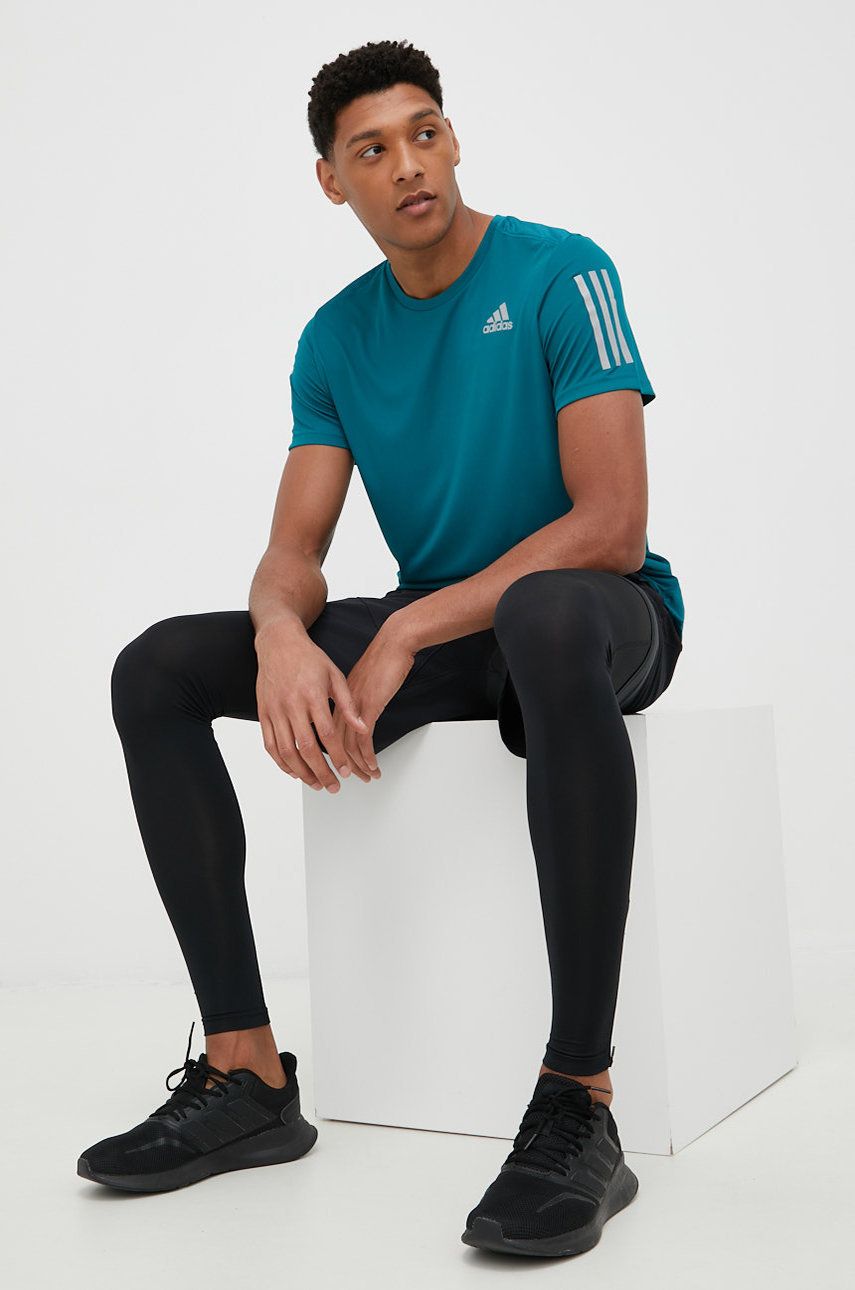 T-shirt adidas Performance Performance Own The Run T-Shirt Grøn | HB7437, 0