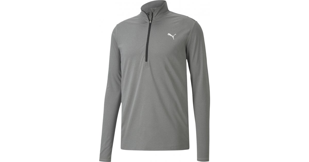 Sweatshirt Puma Cross the Line Quarter-Zip Running Top Grå | 519592-001, 1