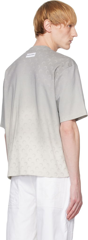 T-shirt Marine Serre Marine Serre Moon Faded Loose Fit T-Shirt Grå | UTT001A CJER0070, 2