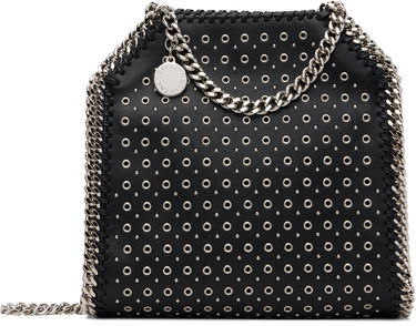 Håndtaske Stella McCartney Stella McCartney Falabella Eyelet-Stud Mini Bag Sort | 391698WP0582, 0