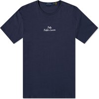 T-shirt Polo by Ralph Lauren Chain Stitch Logo T-Shirt Mørkeblå | 710936585003, 1