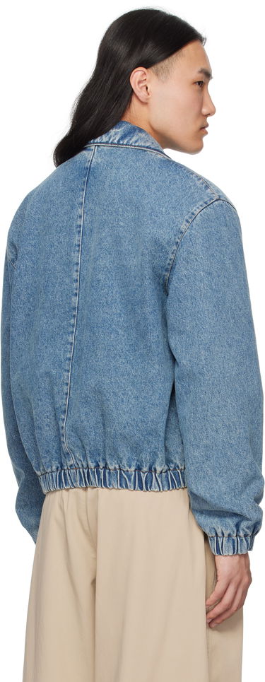 Bomberjakke AMI AMI Paris Ami de Coeur Denim Jacket Blå | HJK043.DE0046, 2