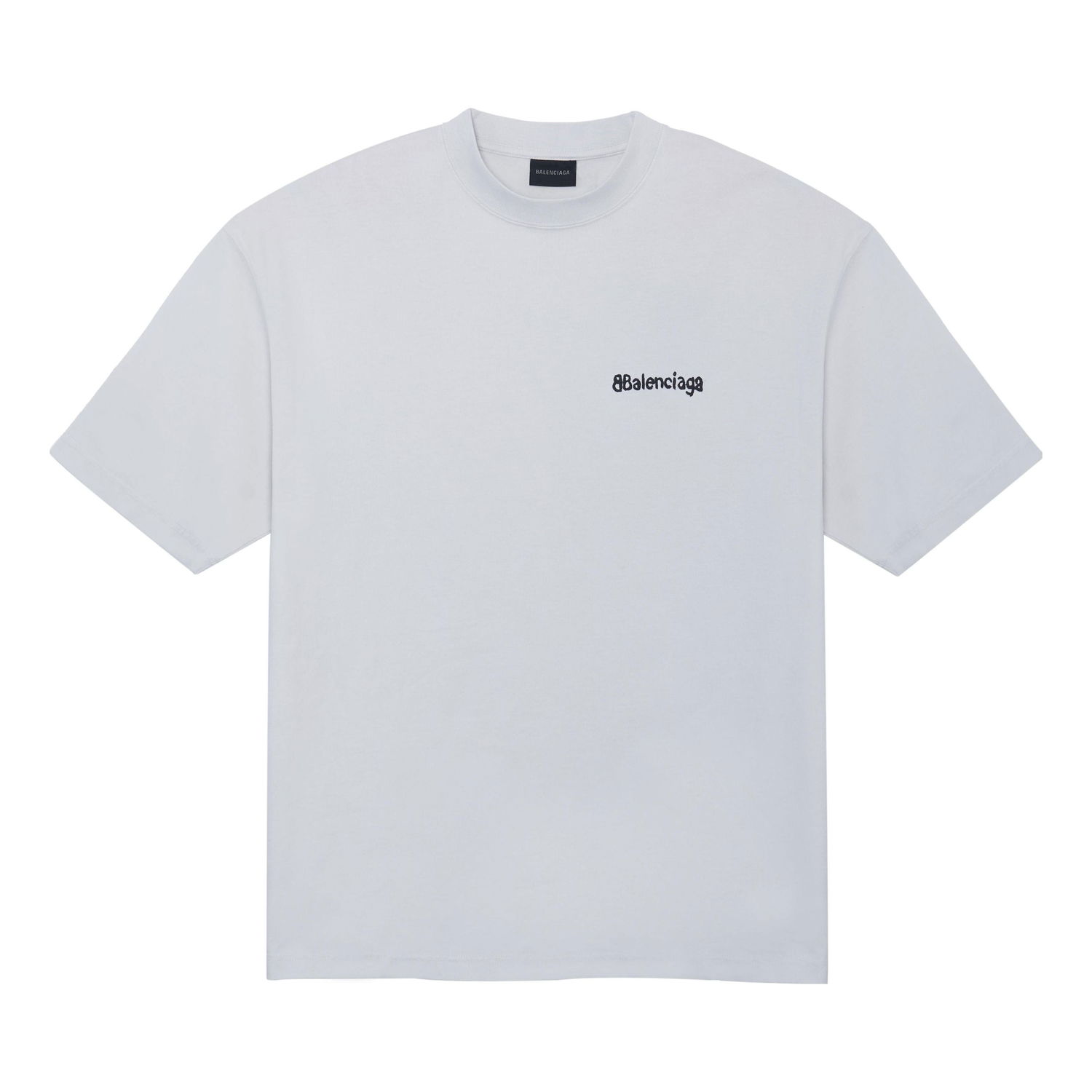 T-shirt Balenciaga Logo T-Shirt Grå | 612966TOVO99081, 0