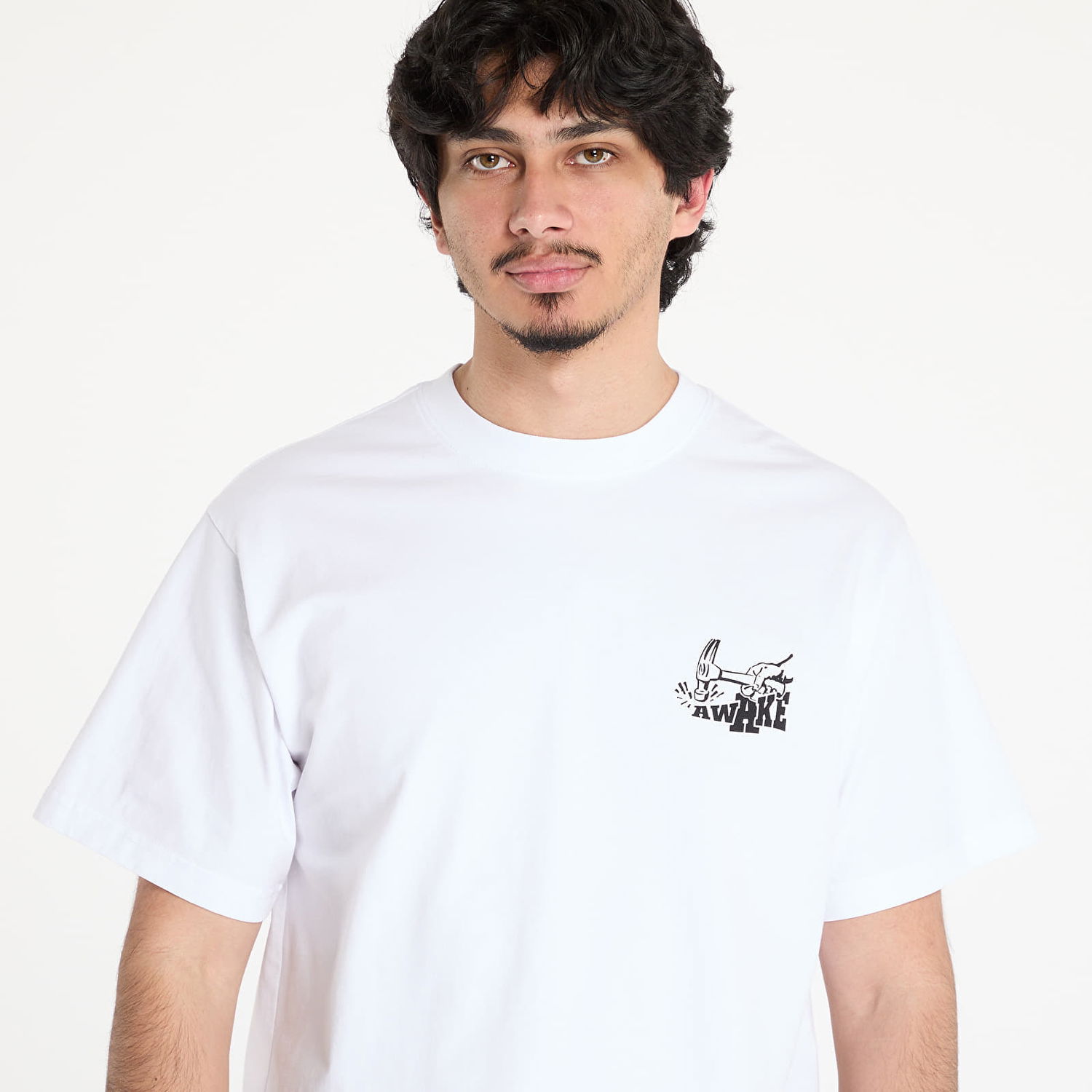 T-shirt Awake NY Awake NY Hammer SS Tee Hvid | AWK-SP25-TS003-WHI, 1