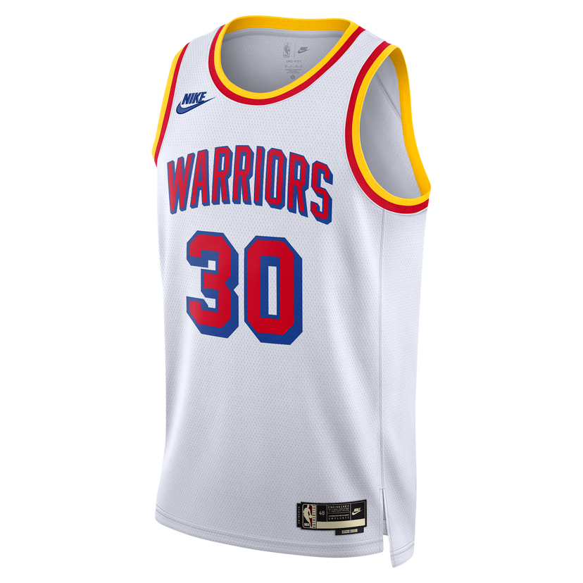 Jersey Nike Stephen Curry Golden State Warriors Hardwood Classics Swingman Jersey Hvid | FQ4689-103