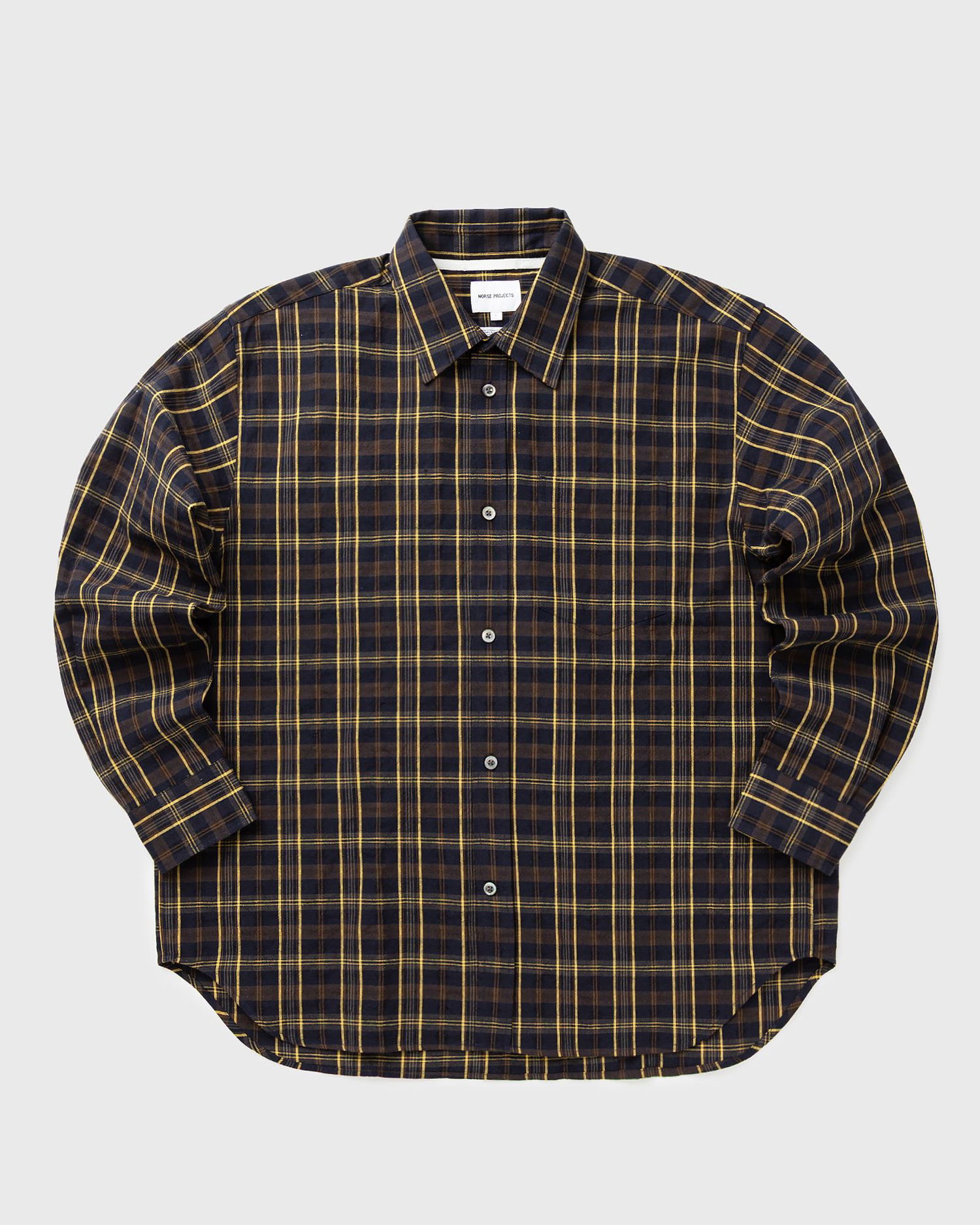 Skjorte NORSE PROJECTS Mo Oversized Wool Check Shirt Flerfarvet | N40-0838-7059, 0