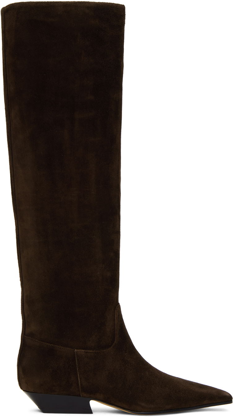 Sneakers og sko Khaite Brown 'The Marfa' Boots Sort | F1071-726, 0