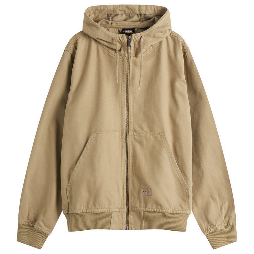 Jakke Dickies Duck Canvas Hooded Jacket Beige | DK0A4YQLF021-210