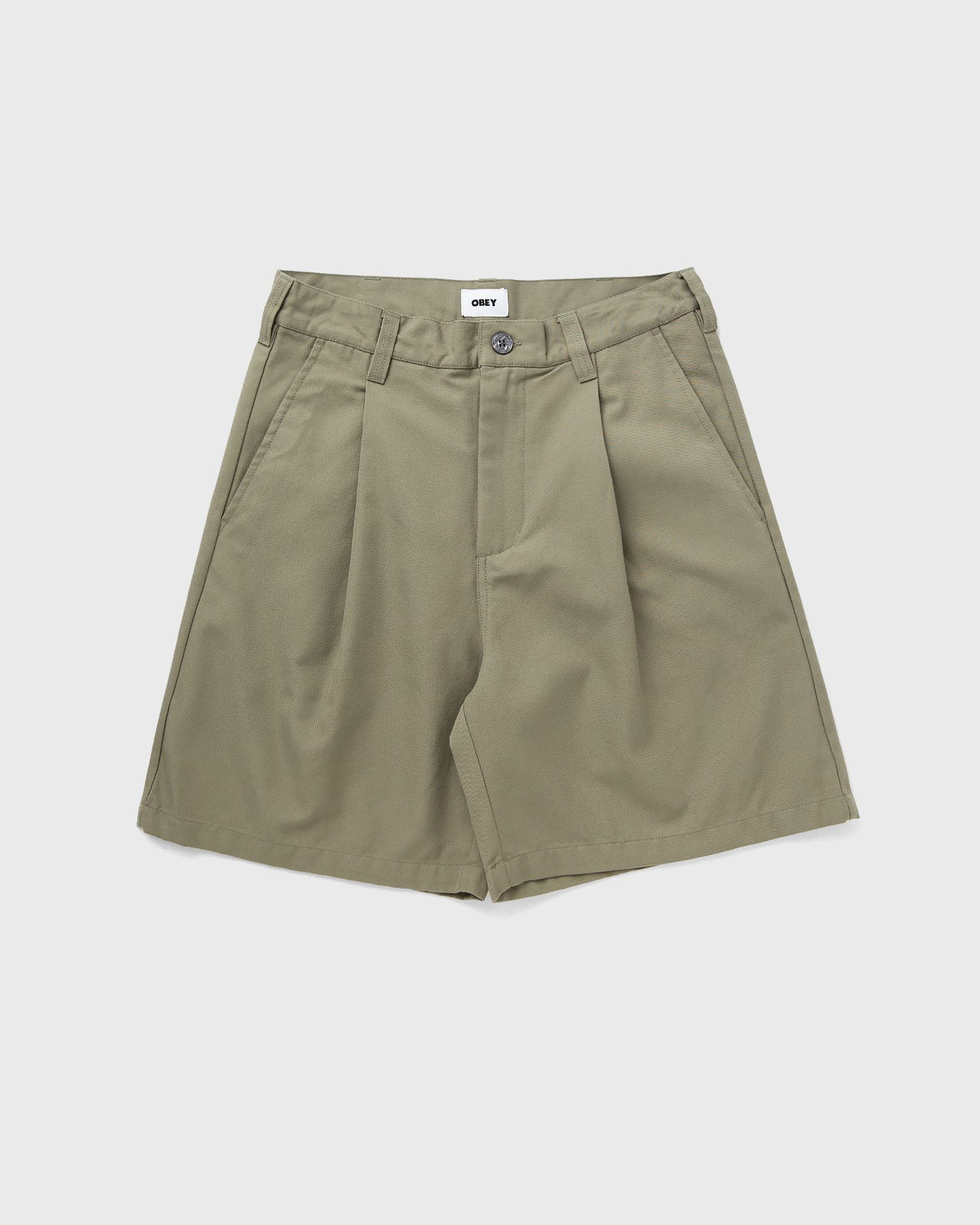 Shorts OBEY Oliver Pleated Shorts Grøn | 172100098-MMD, 0
