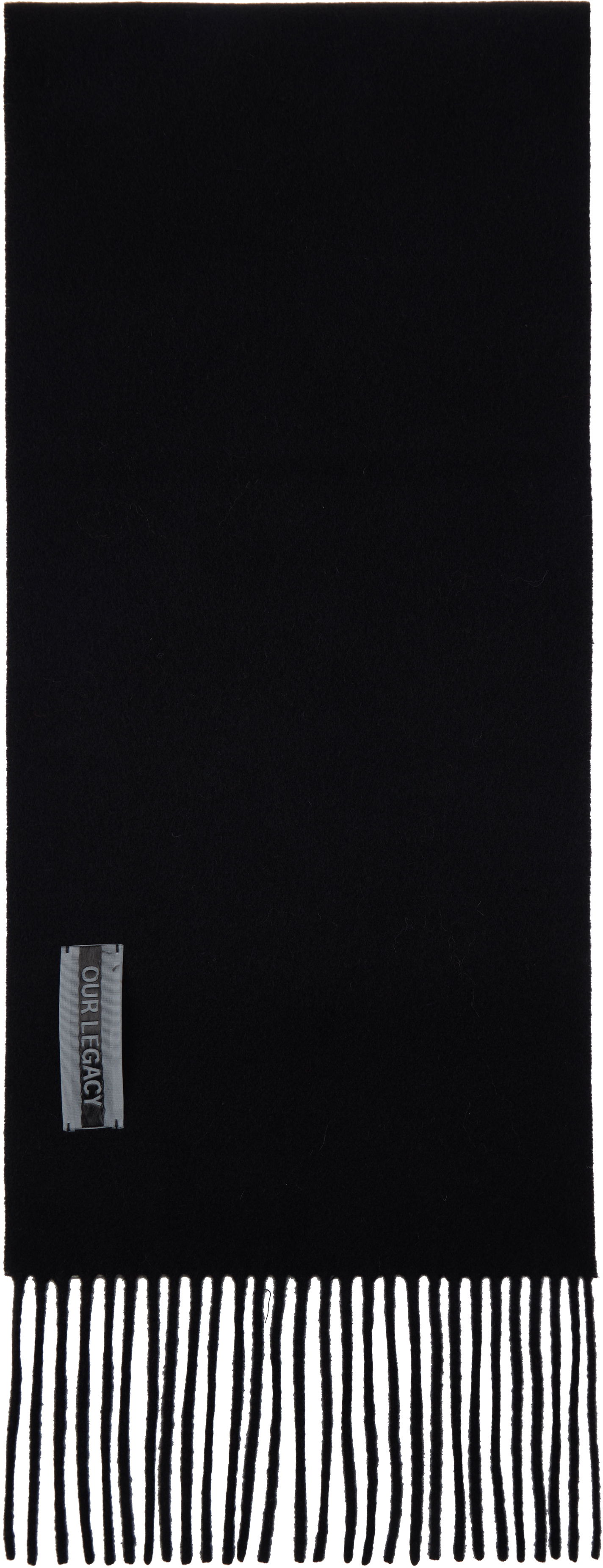 Tørklæde OUR LEGACY Estate Scarf Sort | A4248EAB, 0