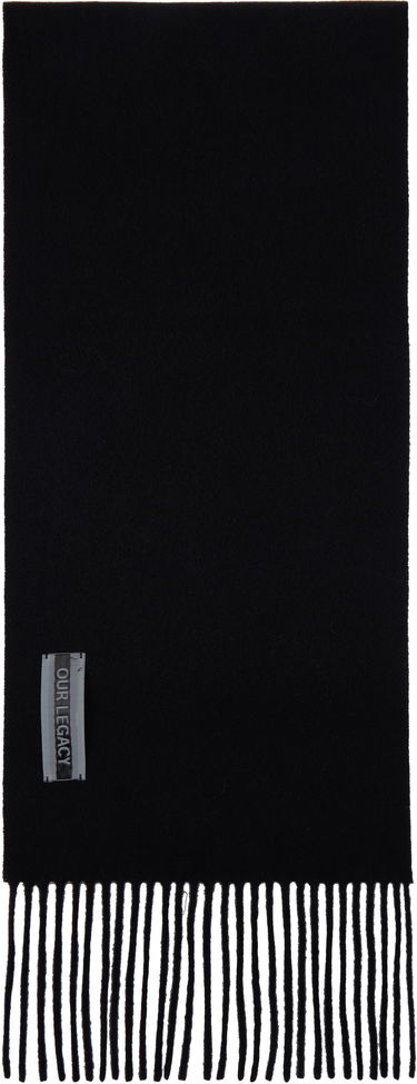 Tørklæde OUR LEGACY Estate Scarf Sort | A4248EAB, 0