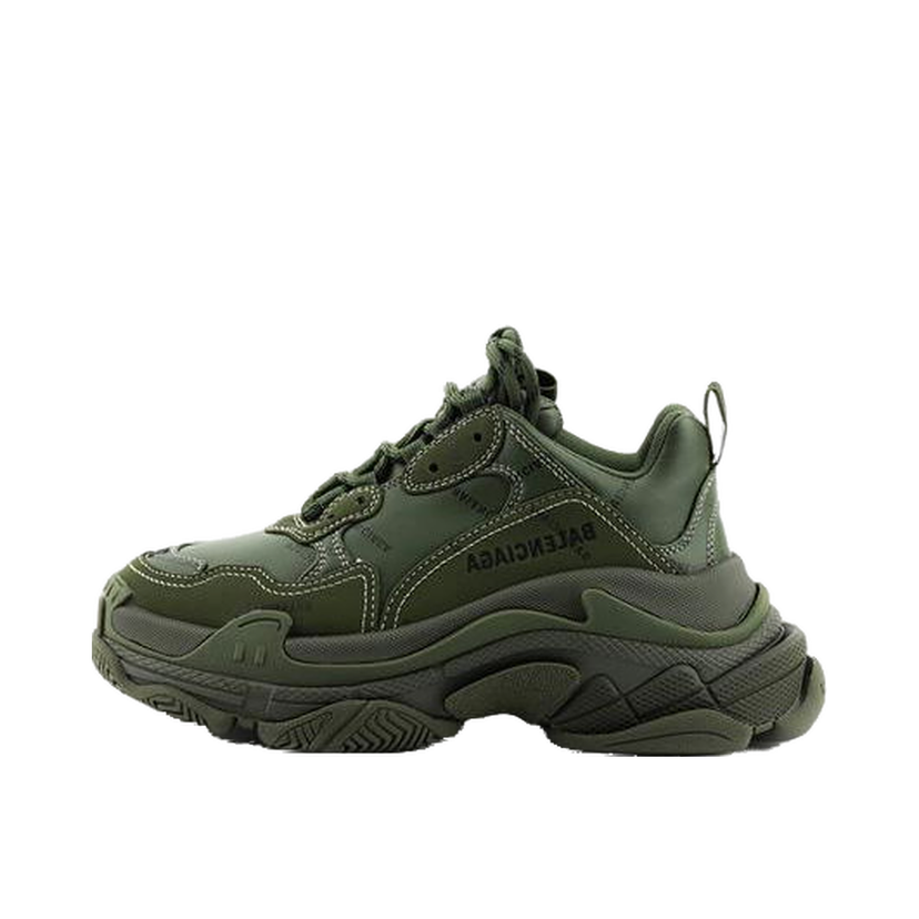 Sneakers og sko Balenciaga Triple S All Over Olive W Grøn | 524039W2FA13510