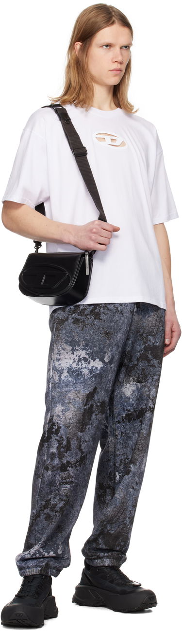 T-shirt Diesel Cutout Logo T-Shirt Hvid | A15180-0NIAX-100, 3