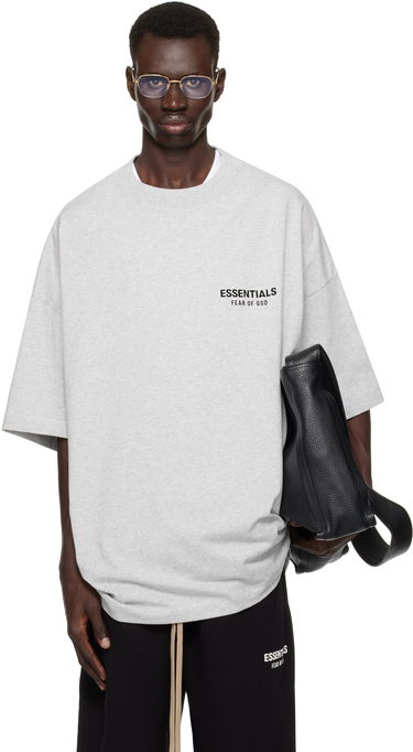 T-shirt Fear of God Essentials Jersey Crewneck T-Shirt Grå | 125HO244368F, 0