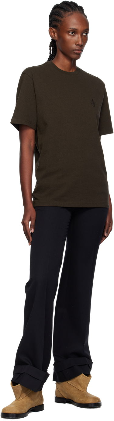 T-shirt JW Anderson JW Anderson Anchor Embroidery T-shirt Grøn | JT0312-PG1510, 3