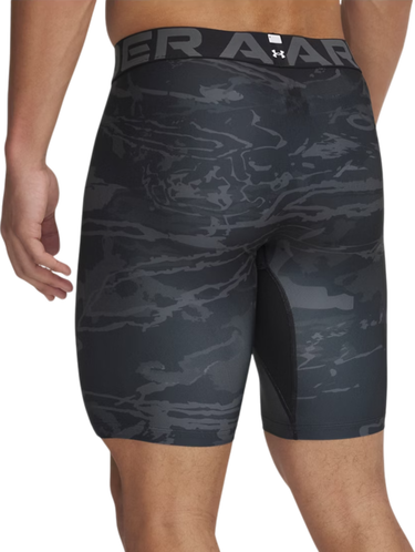 Boksere Under Armour HeatGear® Printed Long Shorts Sort | 1383323-002, 2