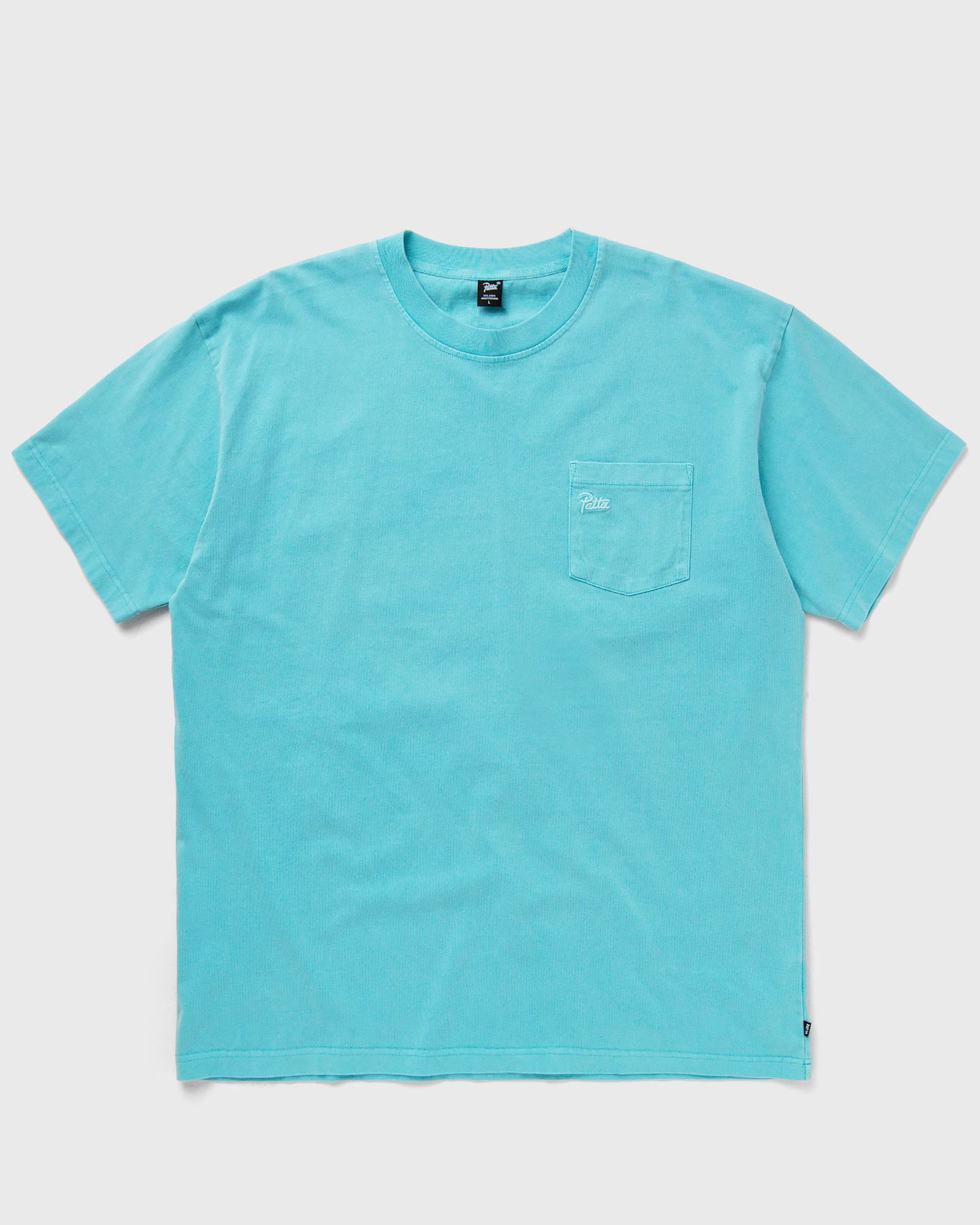 T-shirt Patta Basic Pocket Tee Turkis | POC-BS24-1000-290-0140-052, 0