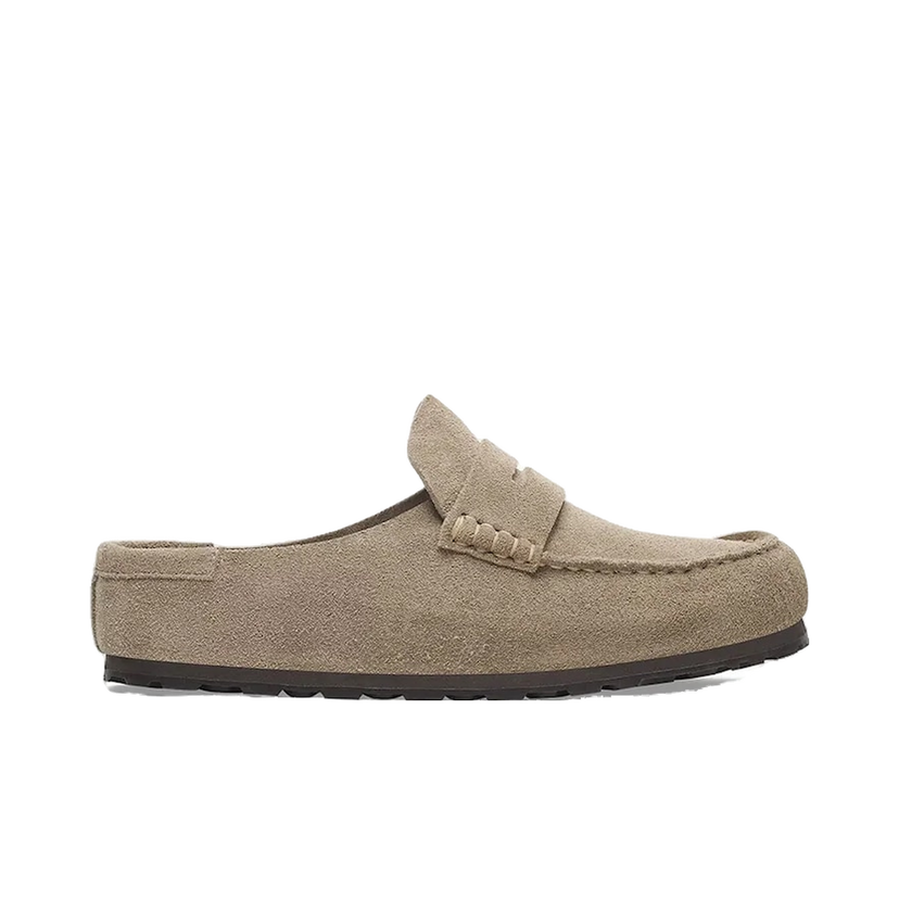 Sneakers og sko Birkenstock Birkenstock Naples Wrapped LEVE Suede Mules Beige | 1029710