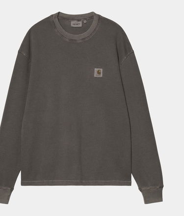 T-shirt Carhartt WIP Long Sleeve Vista Waffle T-Shirt Grå | I035304_5, 0