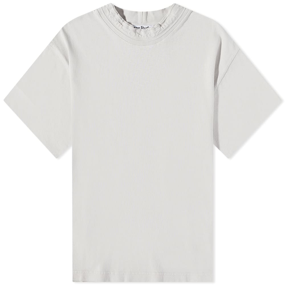T-shirt Acne Studios Elco Chain Rib Tee Cold Grå | BL0328-AEH, 0