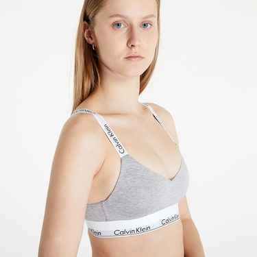 Bh CALVIN KLEIN Modern Cotton Light Lined Bralette Grå | QF7059E P7A, 1