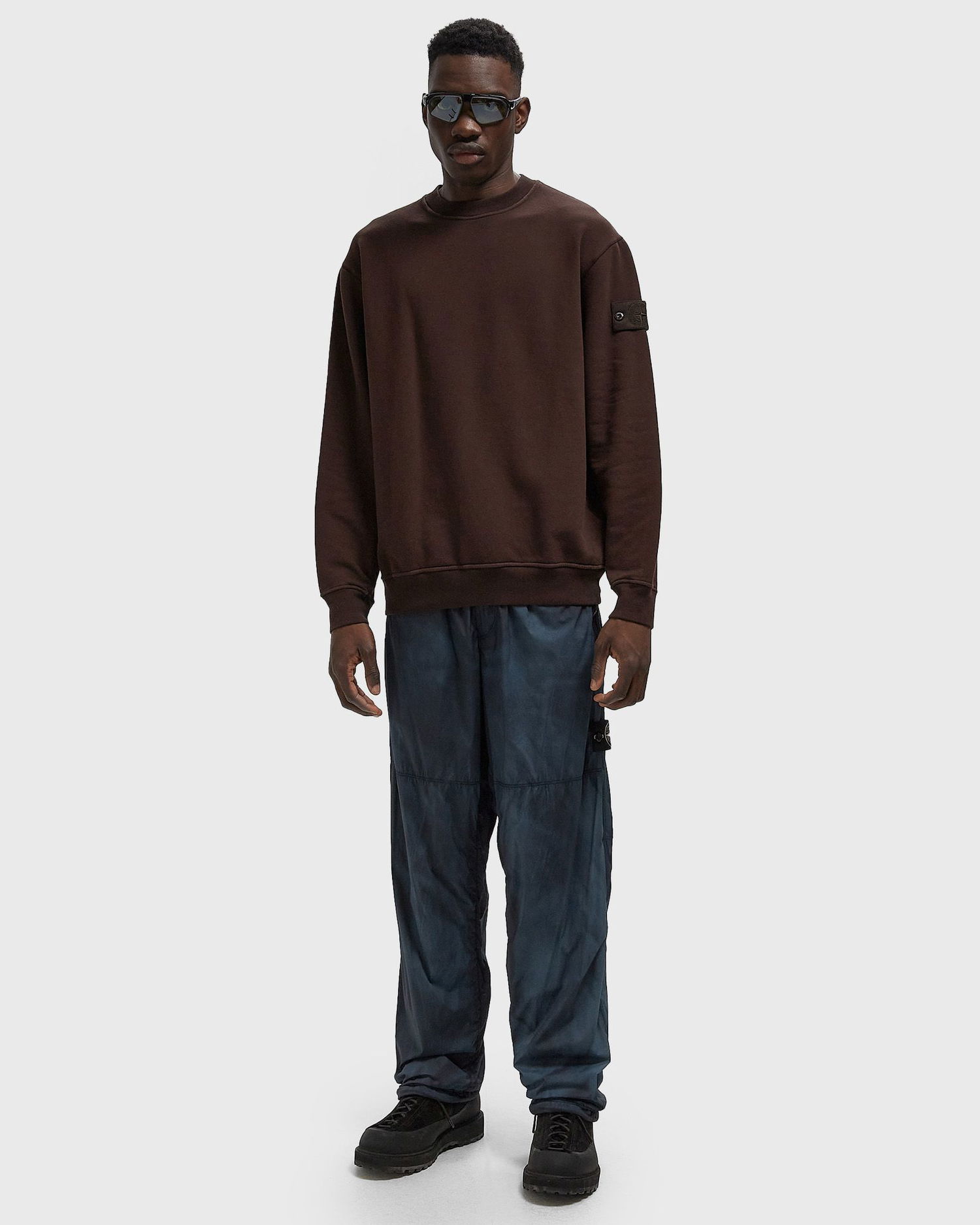 Sweatshirt Stone Island GHOST Crewneck Sweatshirt Brun | K2S156100069S0F28.V0070, 1