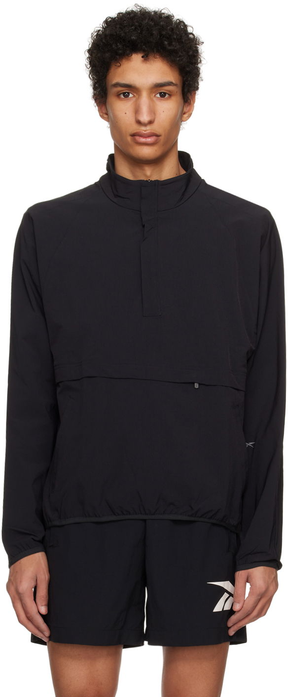 Jakke Reebok Classics Black Storm Flap Jacket Sort | 100075694